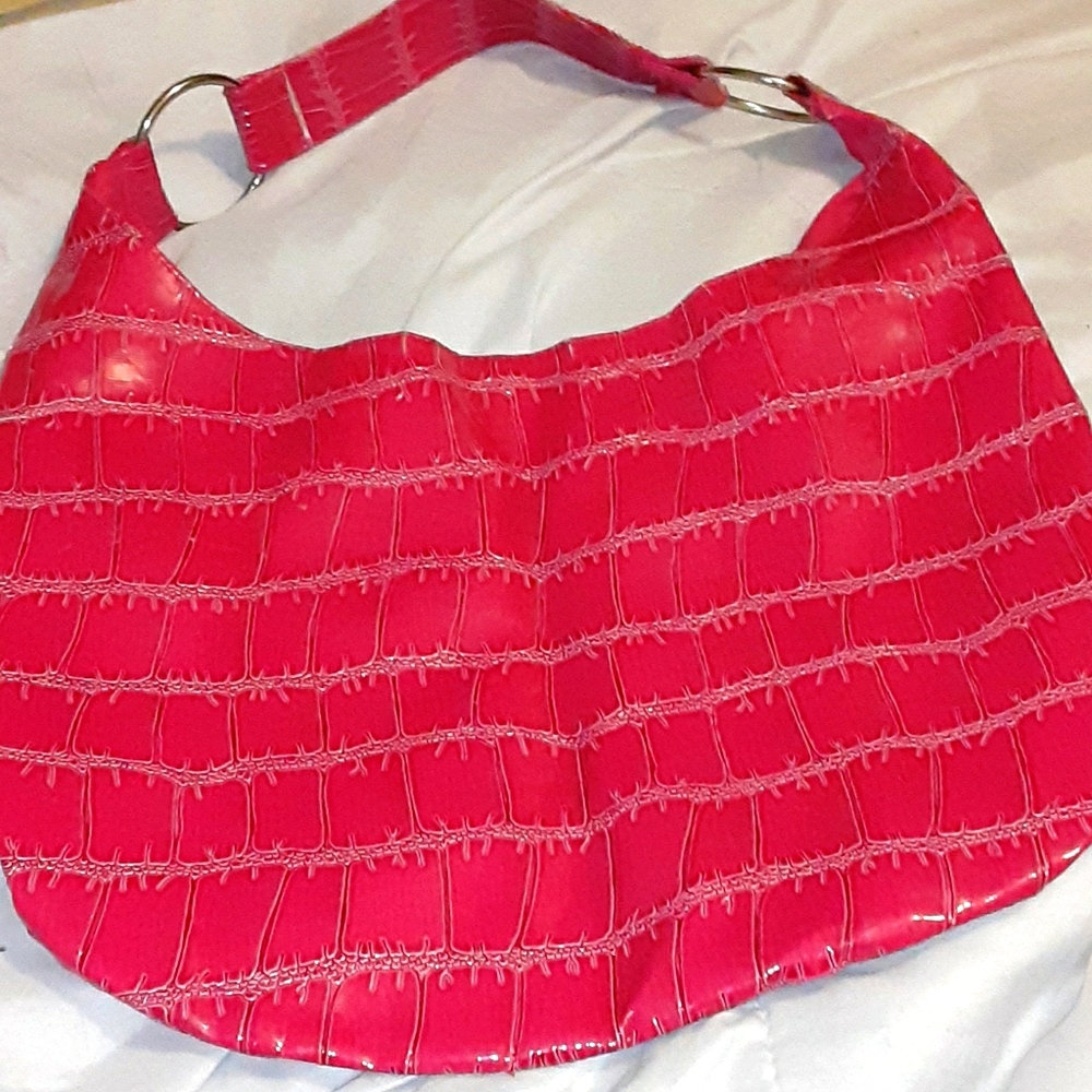 Bright pink large bag